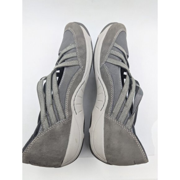 Dansko Shoes Women's Sz EU 40 US 9.5-10 Hilde Gray Suede Comfort Cross Strap - Picture 4 of 11